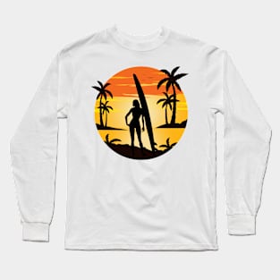 Surfing Long Sleeve T-Shirt